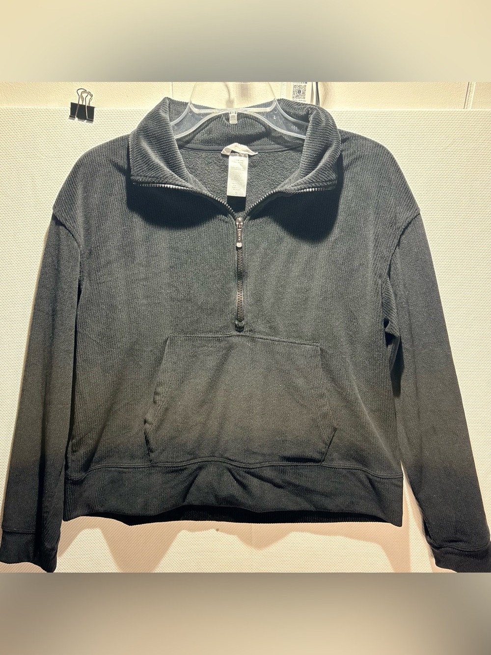Jockey Black Half-Zip Pullover Sweatshirt